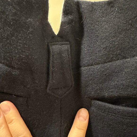 Comme des Garcons Black Wool Blend Cropped Drop Crotch Balloon Pants size S EUC - Picture 9 of 11